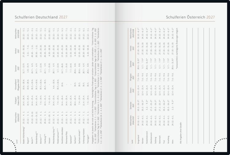 Produktbild: rido/id&eacute; 7013607017 Taschenkalender Premium Young Line Mini 2027 "Moon" A6, Papier