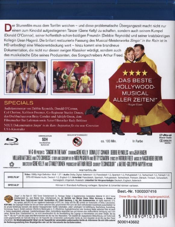 Produktbild: Singin' in the Rain