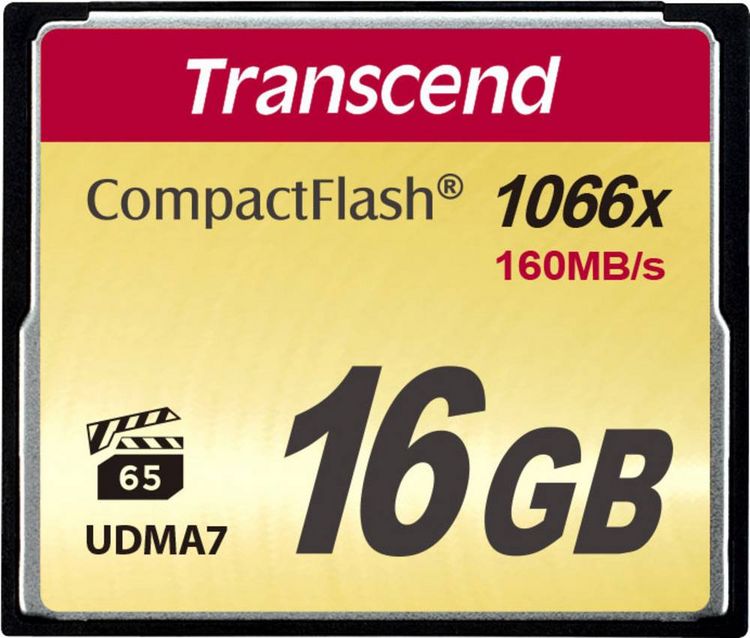 Produktbild: Transcend Ultimate 1066x CF-Karte 16 GB
