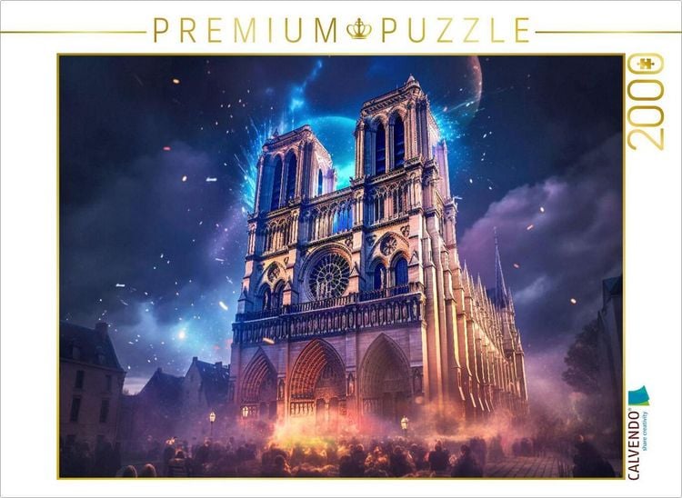 Produktbild: CALVENDO Puzzle Notre-Dame de Paris | 2000 Teile Lege-Gr&ouml;&szlig;e 90x67cm Foto-Puzzle f&uuml;r gl&uuml;ckliche Stunden