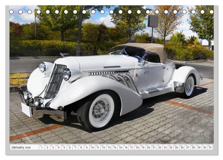 Produktbild: American Classic Cars - Photo collection (Desk Calendar 2026 DIN A5 landscape), CALVENDO 12 Month DeskCalendar