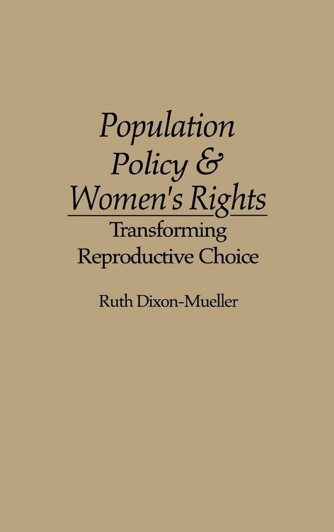Produktbild: Population Policy and Women's Rights