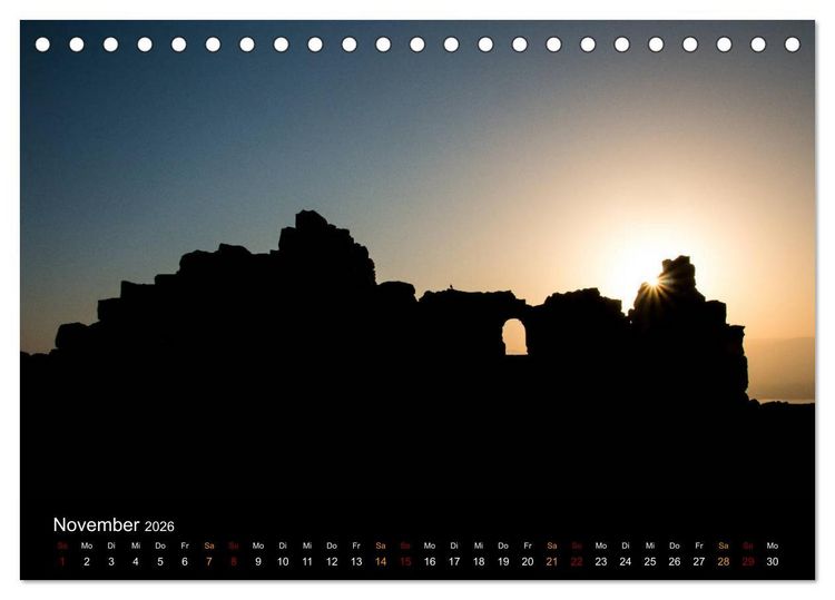 Produktbild: Israel - Heiliges Land (Tischkalender 2026 DIN A5 quer), CALVENDO Monatskalender
