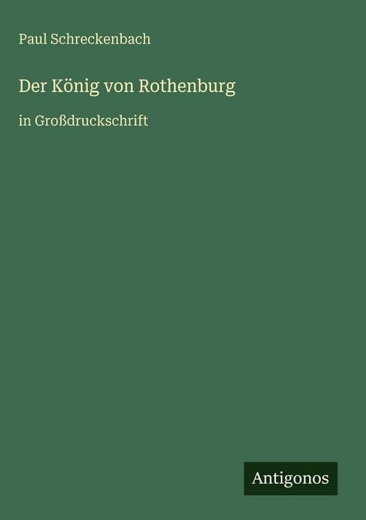 Produktbild: Der K&ouml;nig von Rothenburg