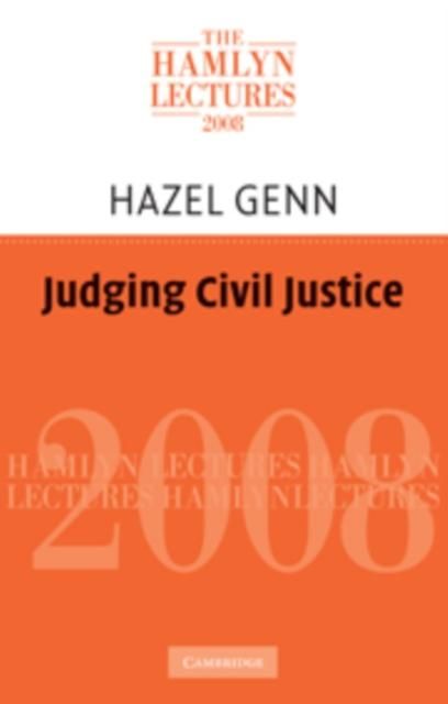Produktbild: Judging Civil Justice