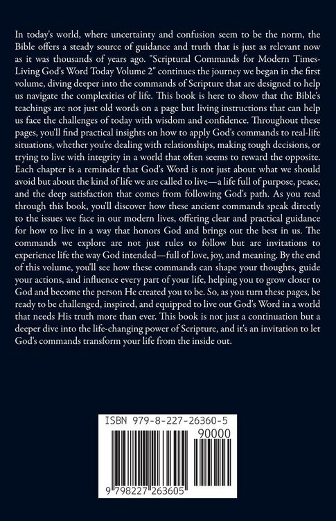 Produktbild: Scriptural Commands for Modern Times Living God's Word Today Volume 2