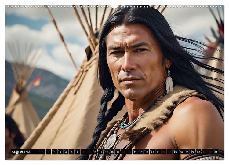 Produktbild: Im weiten Land der Indianer (Wandkalender 2026 DIN A2 quer), CALVENDO Monatskalender