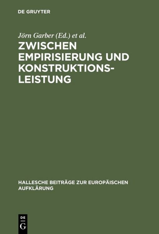 Produktbild: Zwischen Empirisierung und Konstruktionsleistung