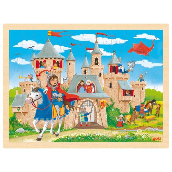 Produktbild: Einlegepuzzle Ritterburg