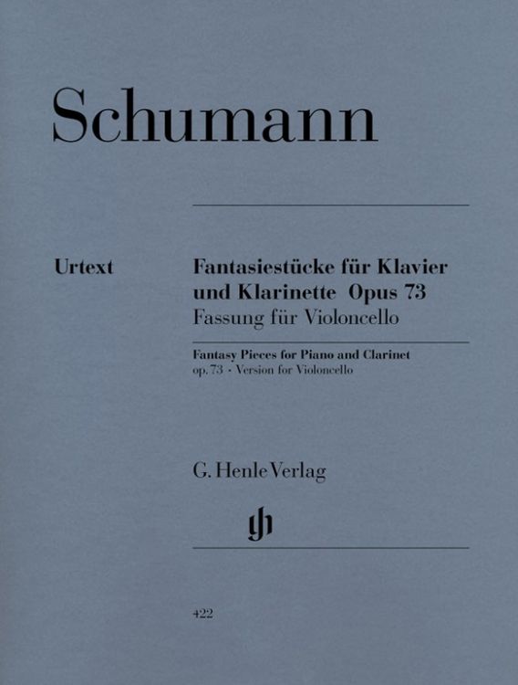 Produktbild: Robert Schumann - Fantasiestücke op. 73 für Klavier und Klarinette