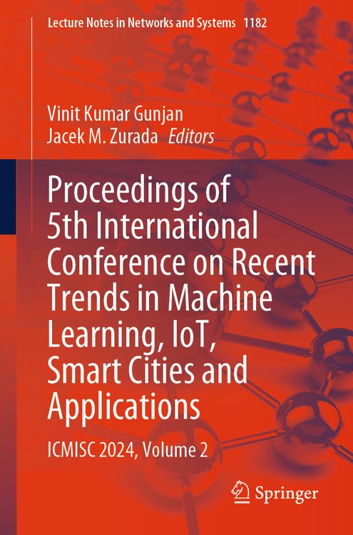 Produktbild: Proceedings of 5th International Conference on Recent Trends in Machine Learning, IoT, Smart Cities and Applications