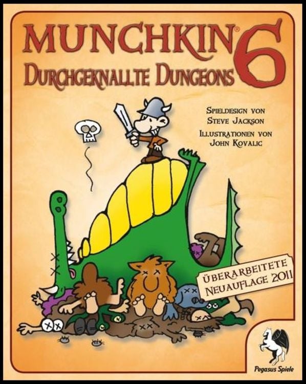 Produktbild: Munchkin 6: Durchgeknallte Dungeons