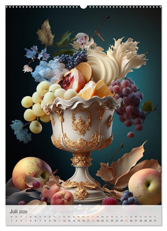 Produktbild: Fantasie Eiskreationen (Wandkalender 2026 DIN A2 hoch), CALVENDO Monatskalender