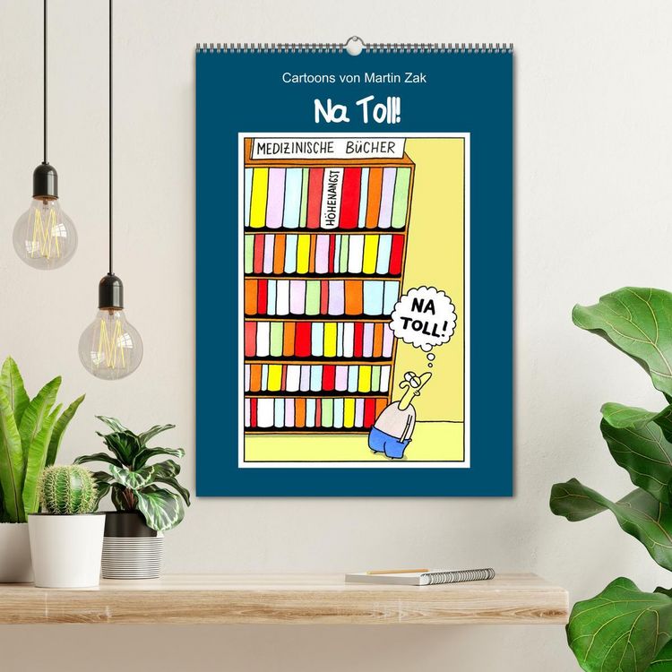 Produktbild: Na Toll! Comics von Martin Zak (Wandkalender 2026 DIN A2 hoch), CALVENDO Monatskalender