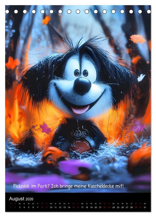 Produktbild: Good morning dog (Tischkalender 2026 DIN A5 hoch), CALVENDO Monatskalender