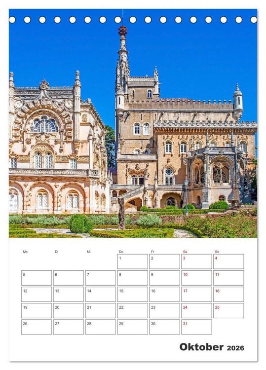 Produktbild: Portugal - ein Traumreiseziel (Tischkalender 2026 DIN A5 hoch), CALVENDO Monatskalender