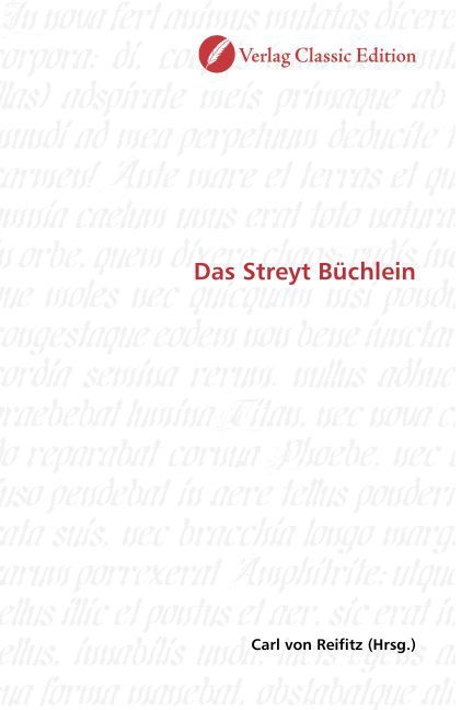 Produktbild: Das Streyt B&uuml;chlein