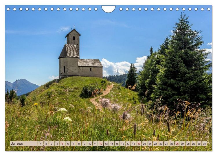 Produktbild: S&uuml;dtirol - Meraner Land (Wandkalender 2026 DIN A4 quer), CALVENDO Monatskalender