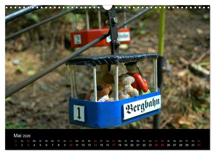 Produktbild: Der B&auml;rchenkalender 2026 (Wandkalender 2026 DIN A3 quer), CALVENDO Monatskalender