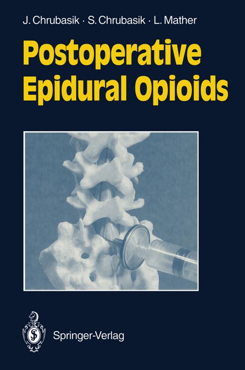 Produktbild: Postoperative Epidural Opioids
