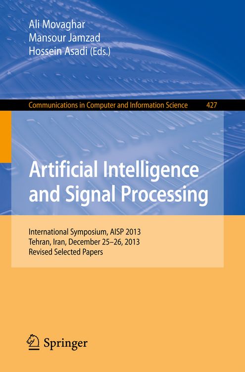 Produktbild: Artificial Intelligence and Signal Processing