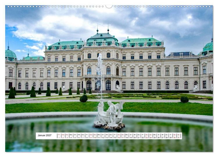 Produktbild: Wien Facettenreiche Metropole (Wandkalender 2027 DIN A2 quer), CALVENDO Monatskalender
