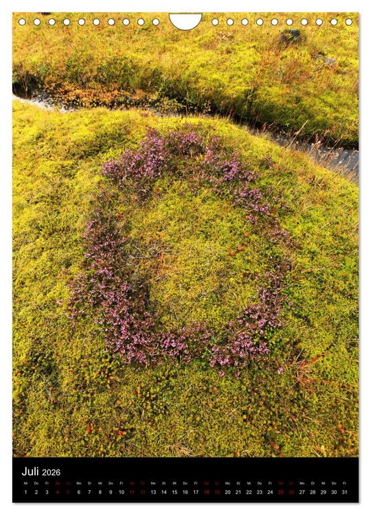 Produktbild: NATUREART - KUNST IN DER NATUR (Wandkalender 2026 DIN A4 hoch), CALVENDO Monatskalender
