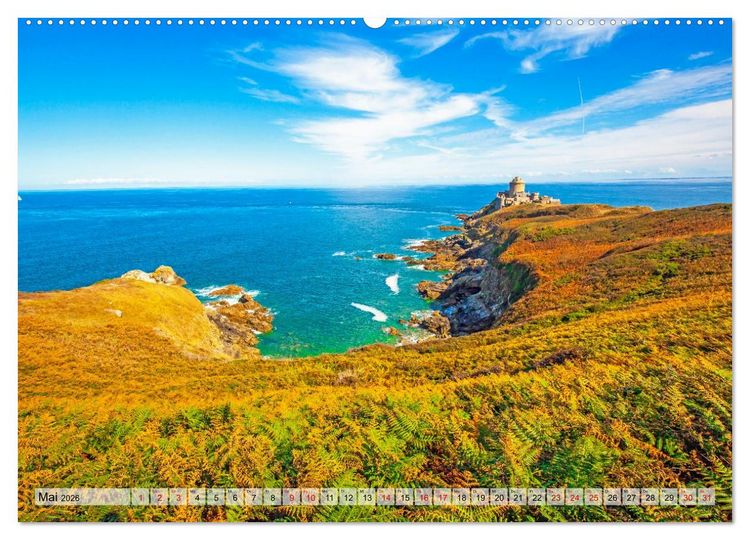 Produktbild: Reiseziel Bretagne (Wandkalender 2026 DIN A2 quer), CALVENDO Monatskalender