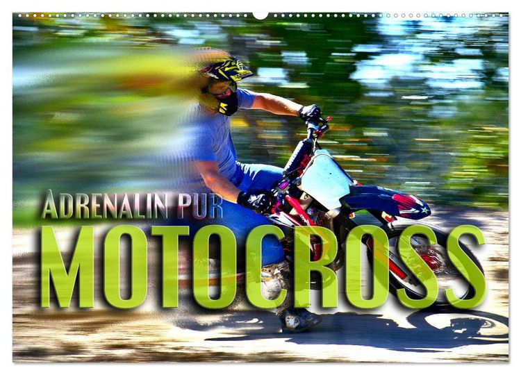 Produktbild: Motocross - Adrenalin pur (Wandkalender 2026 DIN A2 quer), CALVENDO Monatskalender