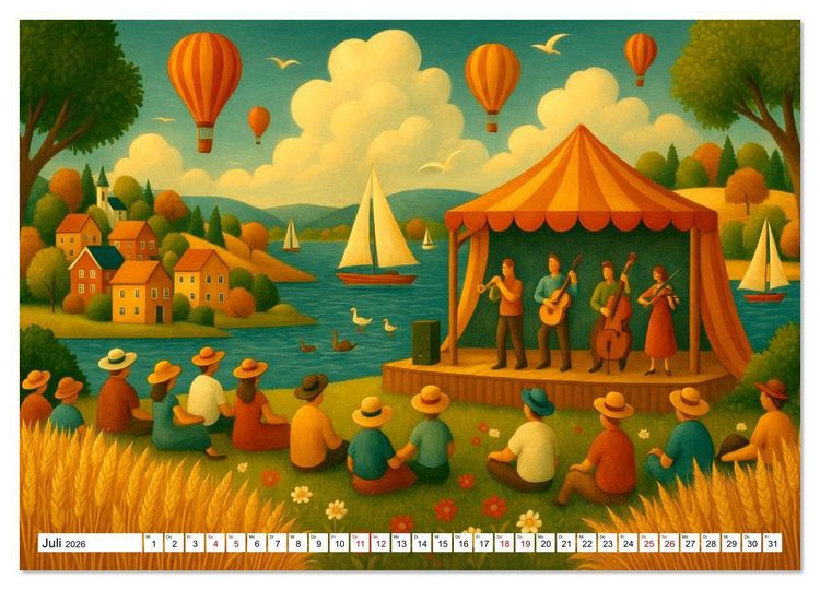 Produktbild: Zw&ouml;lf Momente (Wandkalender 2026 DIN A4 quer), CALVENDO Monatskalender