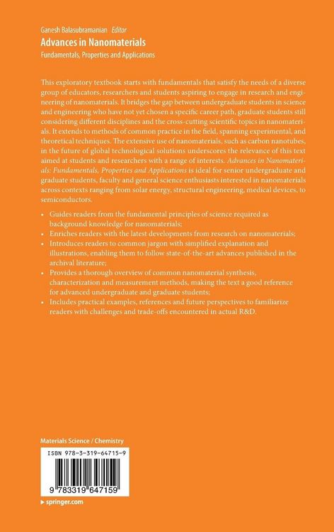 Produktbild: Advances in Nanomaterials