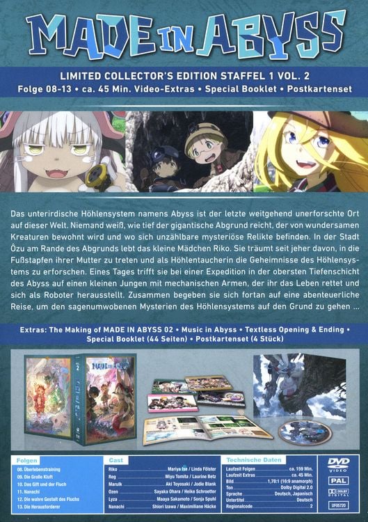 Produktbild: Made in Abyss - Staffel 1.Vol.2 - Limited Collector's Edition