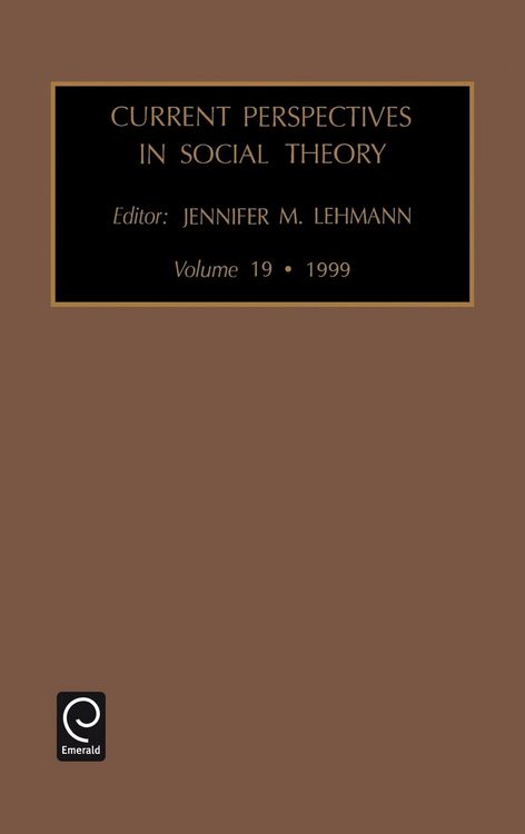 Produktbild: Current Perspectives in Social Theory