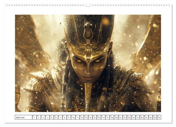 Produktbild: Die G&ouml;tter des Nils (hochwertiger Premium Wandkalender 2026 DIN A2 quer), Kunstdruck in Hochglanz