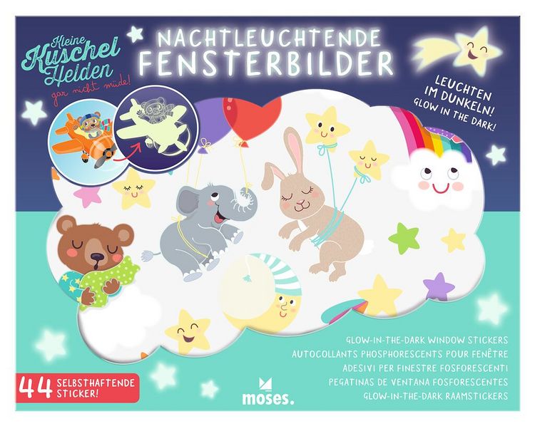 Produktbild: Kleine Kuschelhelden Nachtleuchtende Fensterbilder