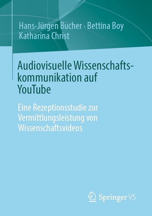 Produktbild: Audiovisuelle Wissenschaftskommunikation auf YouTube