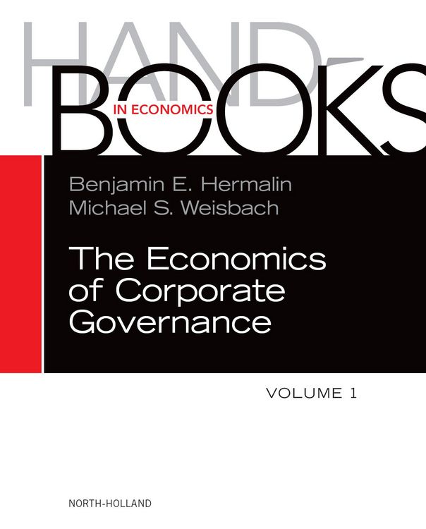 Produktbild: The Handbook of the Economics of Corporate Governance