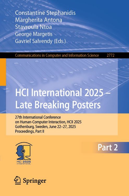 Produktbild: HCI International 2025 &ndash; Late Breaking Posters