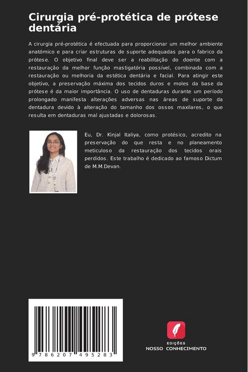 Produktbild: Cirurgia pr&eacute;-prot&eacute;tica de pr&oacute;tese dent&aacute;ria