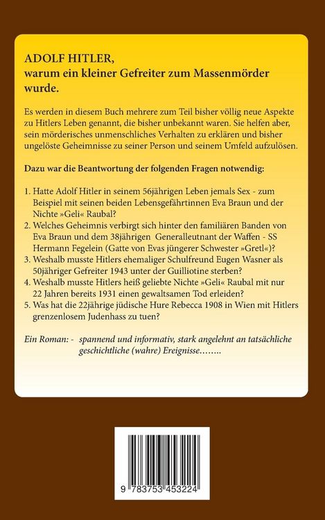 Adolf Hitler "Die Enttarnung"