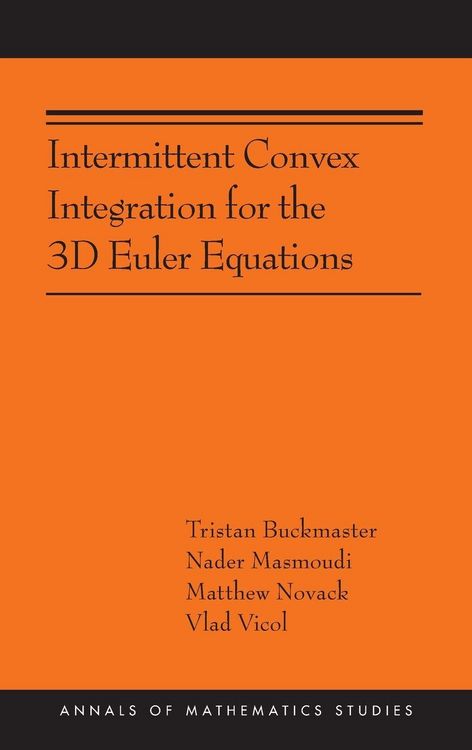 Produktbild: Intermittent Convex Integration for the 3D Euler Equations