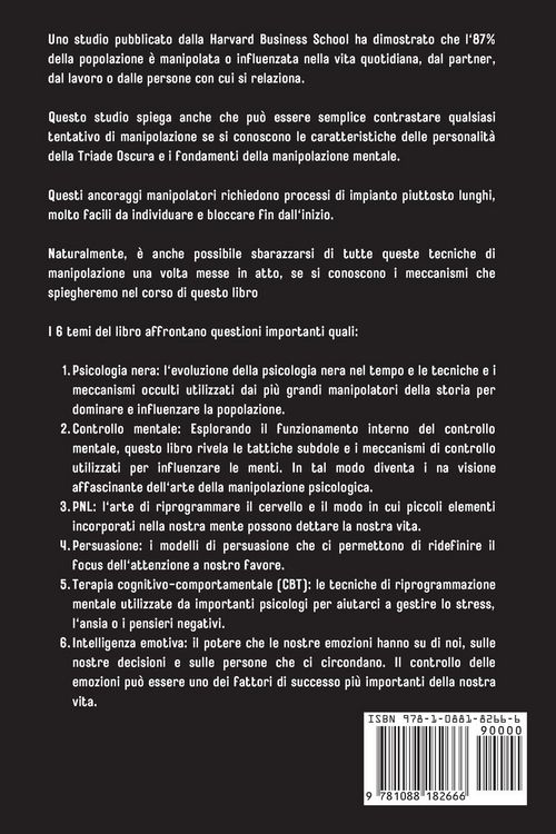 Produktbild: Psicologia Nera E Manipolazione Mentale