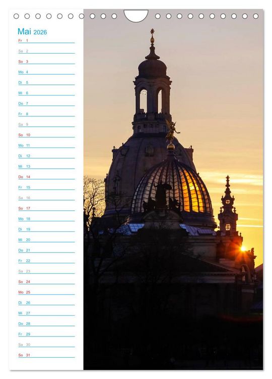 Produktbild: Frauenkirche Dresden (Wandkalender 2026 DIN A4 hoch), CALVENDO Monatskalender