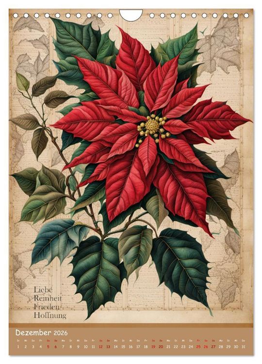 Produktbild: Geburtsblume, dein florales Sternzeichen (Wandkalender 2026 DIN A4 hoch), CALVENDO Monatskalender