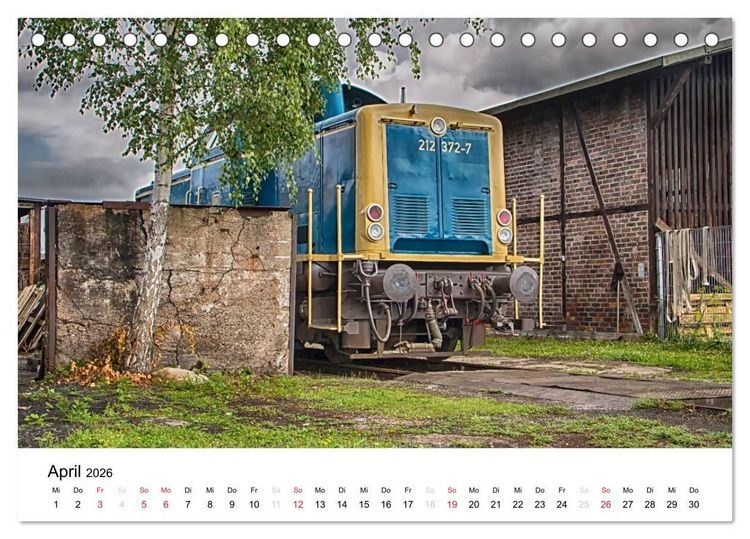 Produktbild: Auf eisernen Wegen - Faszination Bahn (Tischkalender 2026 DIN A5 quer), CALVENDO Monatskalender