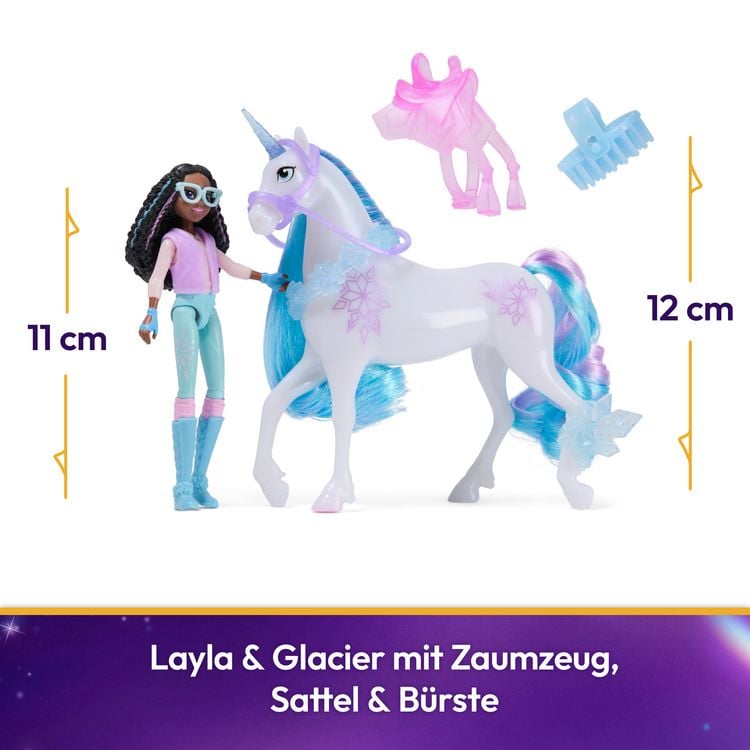 Produktbild: UCA Small Doll & Unicorn Lyla & Glacier