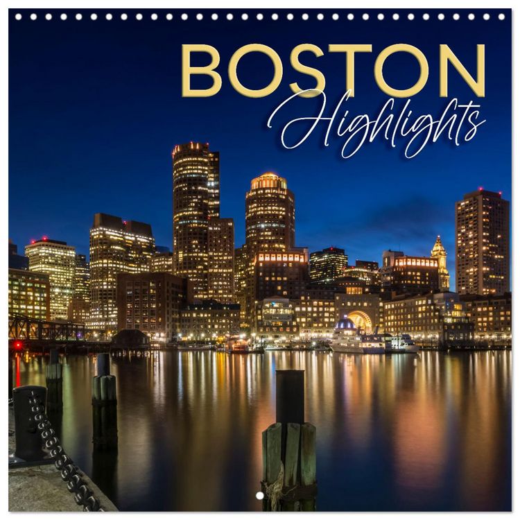 Produktbild: BOSTON Highlights (Wall Calendar 2026 12 &times; 12 Inch) CALVENDO 12 Month Wall Calendar