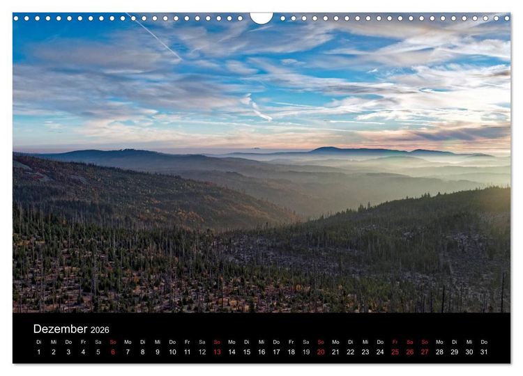 Produktbild: Herbst im Nationalpark Bayerischer Wald (Wandkalender 2026 DIN A3 quer), CALVENDO Monatskalender