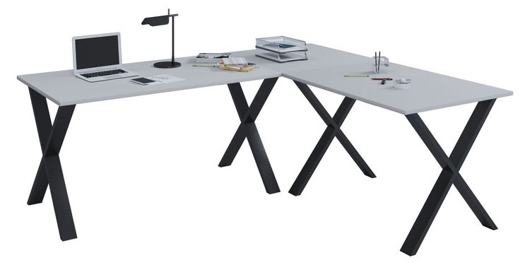 Produktbild: X Schreibtisch Eckschreibtisch L Form 130x130x50