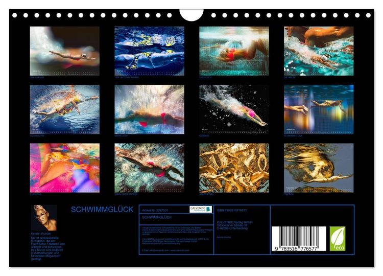Produktbild: SCHWIMMGL&Uuml;CK (Wandkalender 2027 DIN A4 quer), CALVENDO Monatskalender